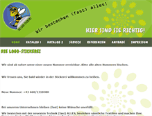 Tablet Screenshot of logo-stickerei.at